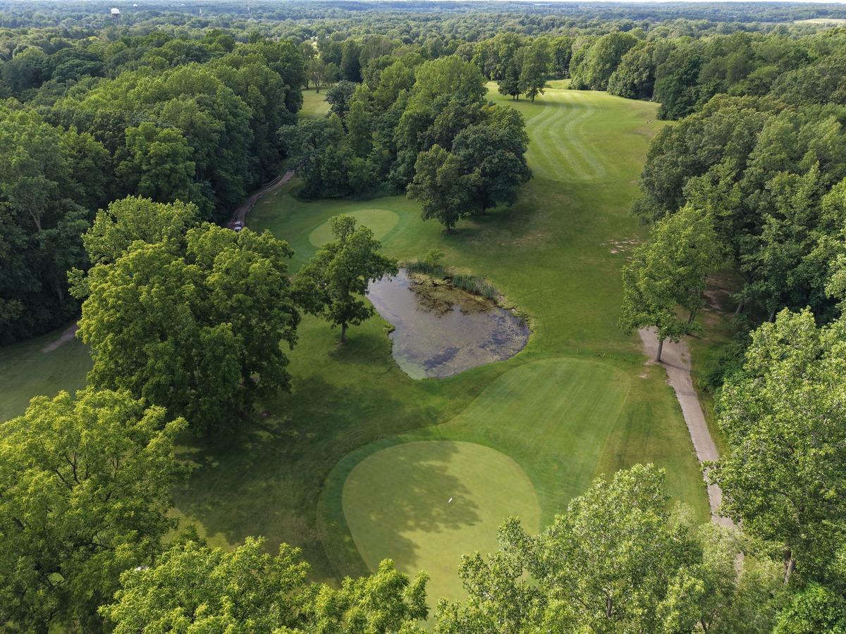 Overlooking view of Brookwood Golf Course